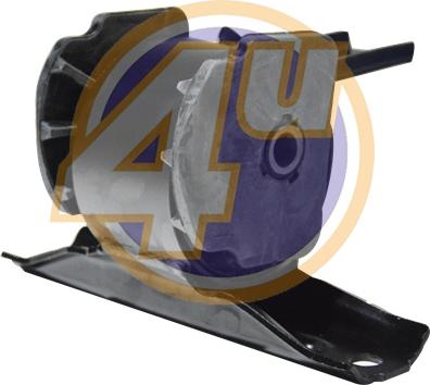 4U MT-EM-00191 - Подушка, опора, подвеска двигателя abcparts.ee