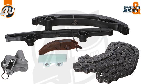 4U Autoparts 44170FR - Комплект цепи привода распредвала abcparts.ee