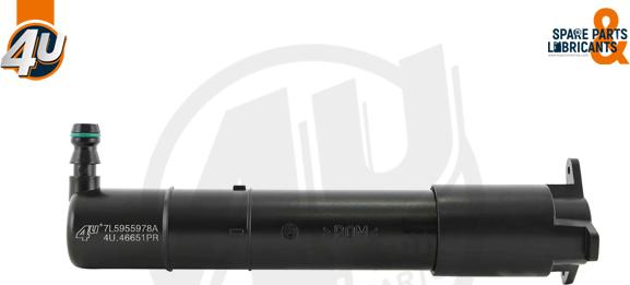 4U Autoparts 46651PR - Распылитель, форсунка, система очистки фар abcparts.ee
