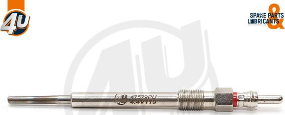 4U Autoparts 47579PU - Свеча накаливания abcparts.ee