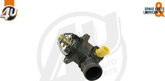 4U Autoparts 47608PU - Термостат охлаждающей жидкости / корпус abcparts.ee