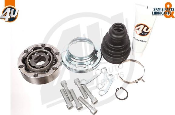 4U Autoparts 51173VV - Комплект ШРУСа, приводной вал, шарнир abcparts.ee