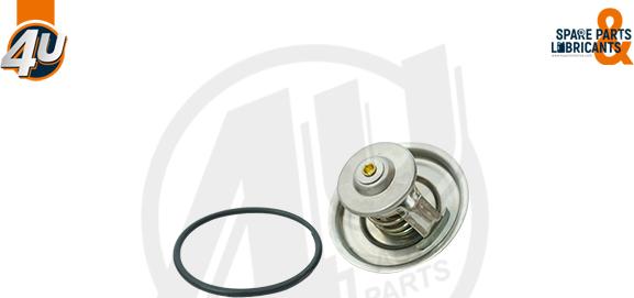 4U Autoparts 62115VV - Термостат охлаждающей жидкости / корпус abcparts.ee