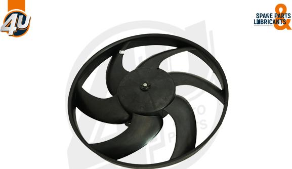 4U Autoparts 15856PU - Вентилятор, охлаждение двигателя abcparts.ee