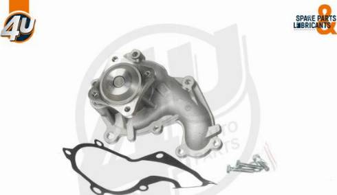 4U Autoparts 13009FR - Водяной насос abcparts.ee