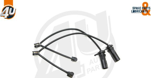 4U Autoparts 12466VV - Сигнализатор, износ тормозных колодок abcparts.ee