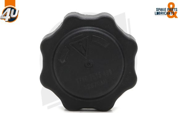 4U Autoparts 12670MI - Крышка, резервуар охлаждающей жидкости abcparts.ee