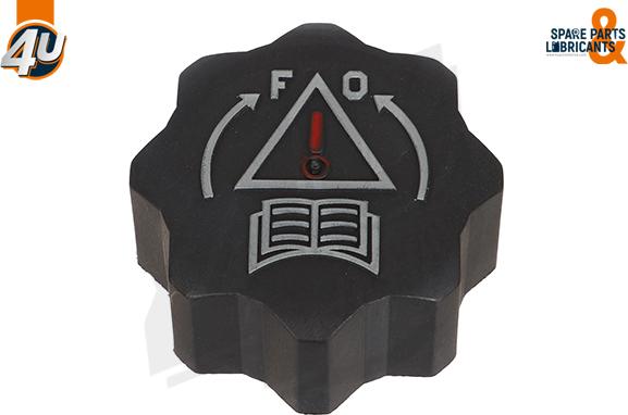 4U Autoparts 12288PU - Крышка, резервуар охлаждающей жидкости abcparts.ee