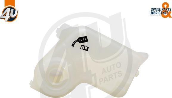 4U Autoparts 12767VV - Компенсационный бак, охлаждающая жидкость abcparts.ee