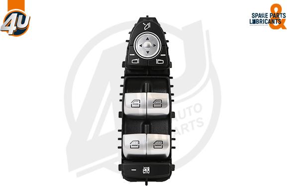 4U Autoparts 17144MR - Выключатель, стеклоподъемник abcparts.ee