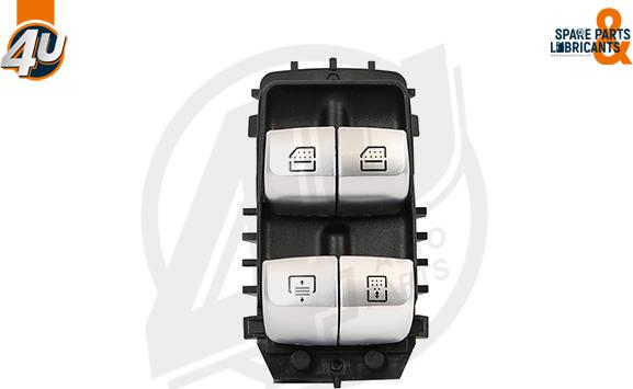 4U Autoparts 17125MR - Выключатель, стеклоподъемник abcparts.ee