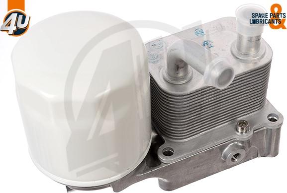 4U Autoparts 17358FR - Масляный радиатор, двигательное масло abcparts.ee