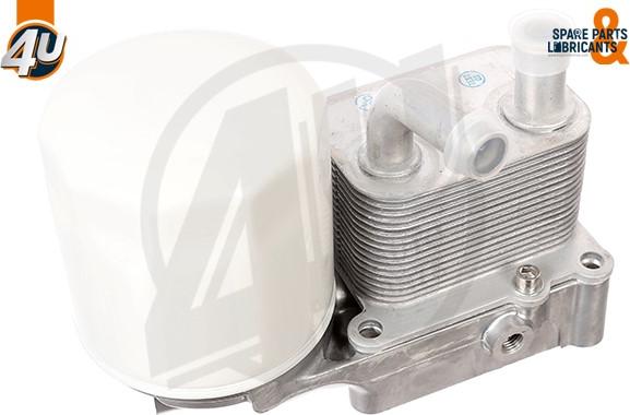 4U Autoparts 17357FR - Масляный радиатор, двигательное масло abcparts.ee