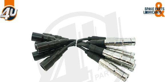 4U Autoparts 36081MR - Комплект проводов зажигания abcparts.ee