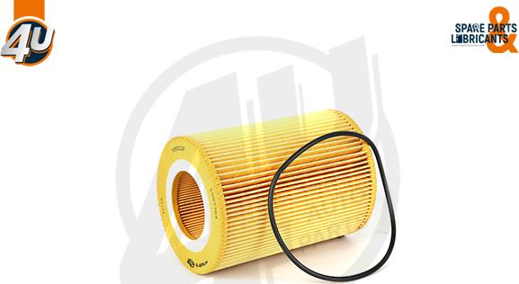 4U Autoparts 38552DF - Õlifilter abcparts.ee