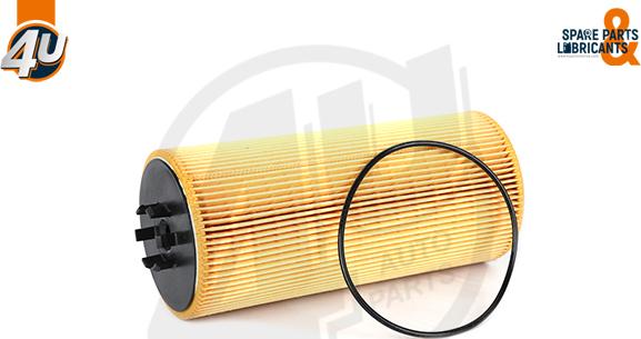 4U Autoparts 38646ME - Õlifilter abcparts.ee