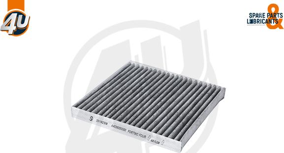 4U Autoparts 33192SM - Фильтр воздуха в салоне abcparts.ee
