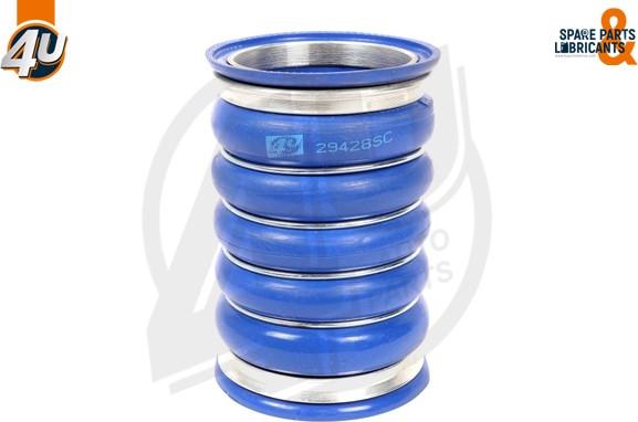 4U Autoparts 29428SC - Laadimisõhu voolik abcparts.ee