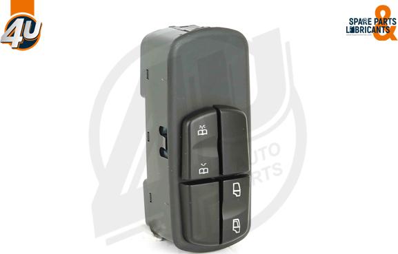 4U Autoparts 25021ME - Выключатель, стеклоподъемник abcparts.ee