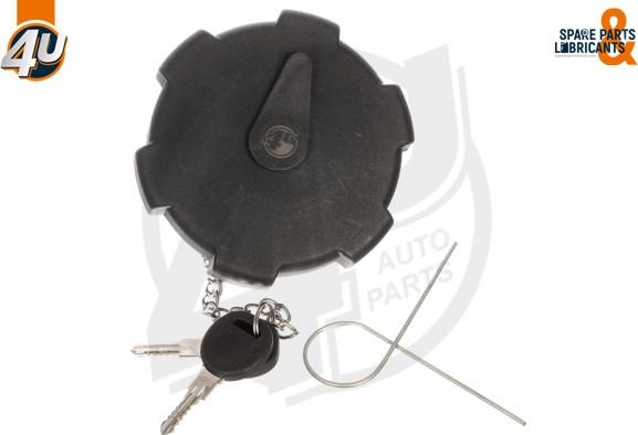 4U Autoparts 26216MN - Lukk, kütusemahuti abcparts.ee