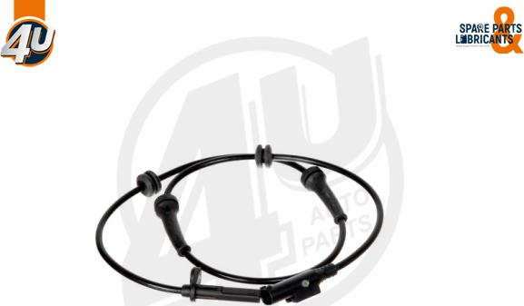 4U Autoparts 20459PU - ABS датчик, частота вращения колеса abcparts.ee