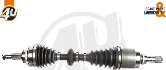 4U Autoparts 23091RN - Приводной вал abcparts.ee