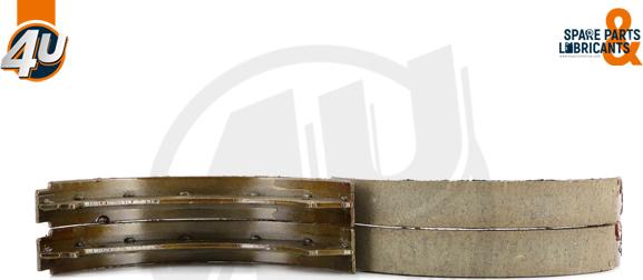4U Autoparts 22201BW - Комплект тормозов, ручник, парковка abcparts.ee