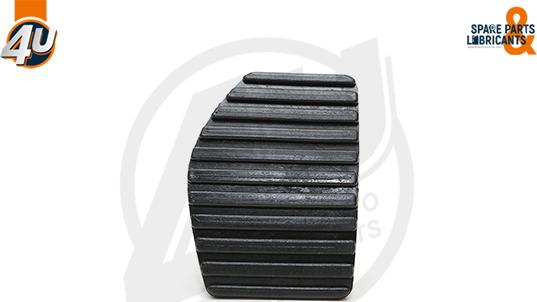 4U Autoparts 72443PU - Педальные накладка, педаль тормоз abcparts.ee