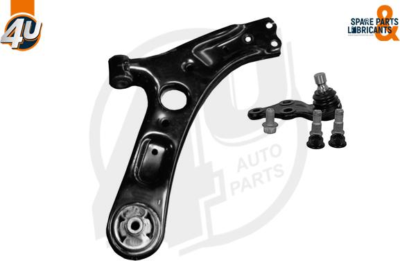 4U Autoparts G11973 - Рычаг подвески колеса abcparts.ee