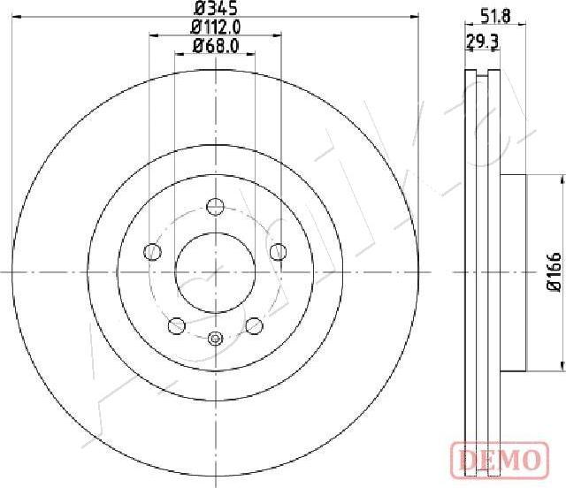 4X4 ESTANFI EST-60-00-0918C - Тормозной диск abcparts.ee