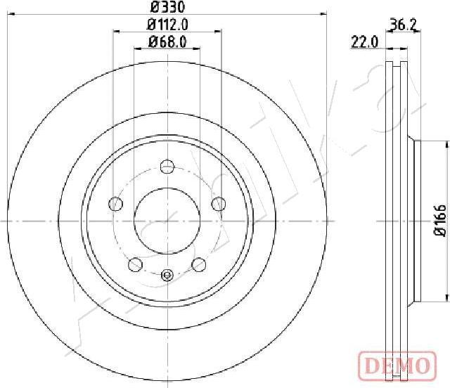 4X4 ESTANFI EST-61-00-0910C - Тормозной диск abcparts.ee