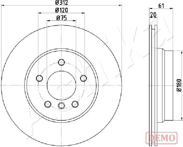 4X4 ESTANFI EST-61-00-0108C - Тормозной диск abcparts.ee