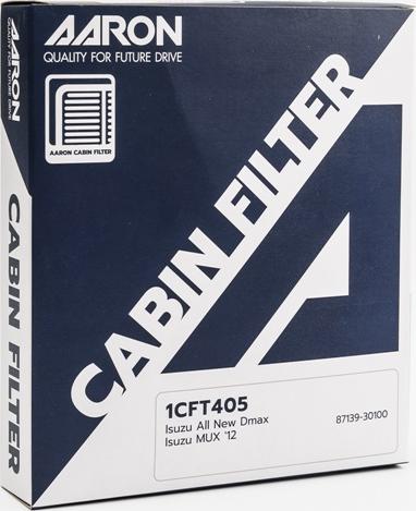 AARON 1CFT405 - Фильтр воздуха в салоне abcparts.ee