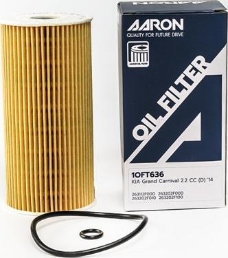 AARON 1OFT636 - Масляный фильтр abcparts.ee