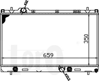 ABAKUS 008-017-0010 - Радиатор, охлаждение двигателя abcparts.ee