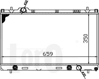 ABAKUS 008-017-0011 - Радиатор, охлаждение двигателя abcparts.ee