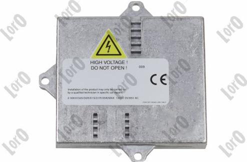 ABAKUS 136-01-009 - Предвключенный прибор, газоразрядная лампа abcparts.ee