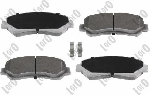 ABAKUS 231-01-057 - Тормозные колодки, дисковые, комплект abcparts.ee