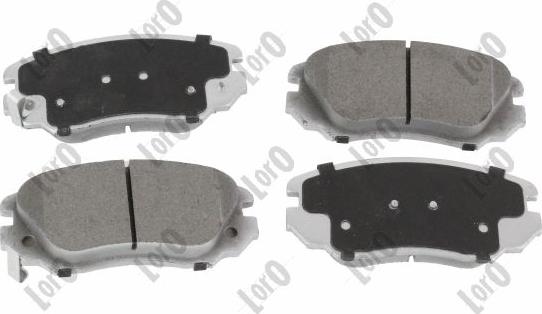 ABAKUS 231-01-121 - Тормозные колодки, дисковые, комплект abcparts.ee