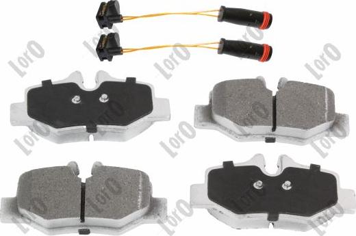 ABAKUS 231-02-040 - Тормозные колодки, дисковые, комплект abcparts.ee