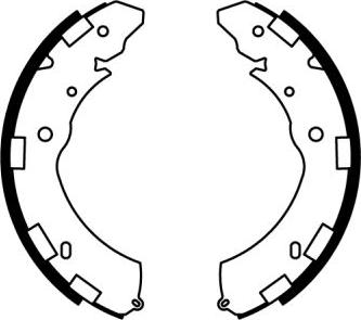 ABE C05060ABE - Комплект тормозных колодок, барабанные abcparts.ee