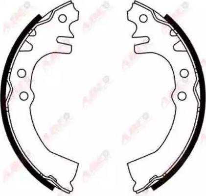 ABE C06014ABE - Комплект тормозных колодок, барабанные abcparts.ee