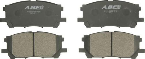 ABE C12108ABE - Тормозные колодки, дисковые, комплект abcparts.ee