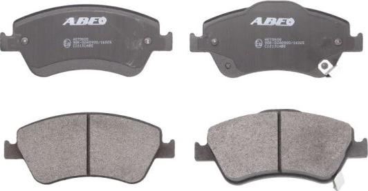 ABE C12131ABE - Тормозные колодки, дисковые, комплект abcparts.ee
