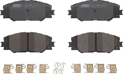 ABE C12122ABE-P - Тормозные колодки, дисковые, комплект abcparts.ee