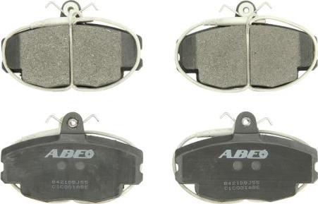 ABE C1C001ABE - Тормозные колодки, дисковые, комплект abcparts.ee