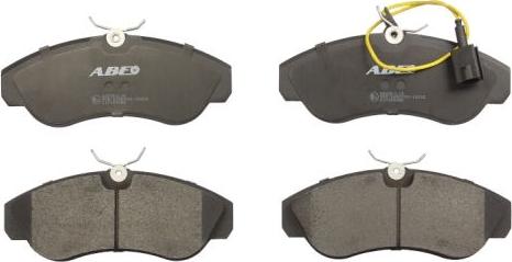 ABE C1F044ABE - Тормозные колодки, дисковые, комплект abcparts.ee