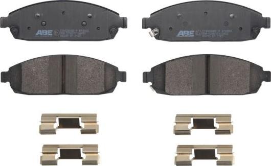 ABE C1Y026ABE-P - Тормозные колодки, дисковые, комплект abcparts.ee