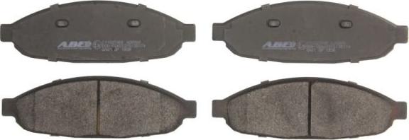 ABE C1Y027ABE - Тормозные колодки, дисковые, комплект abcparts.ee