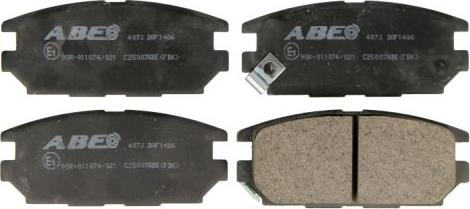 ABE C25007ABE - Тормозные колодки, дисковые, комплект abcparts.ee